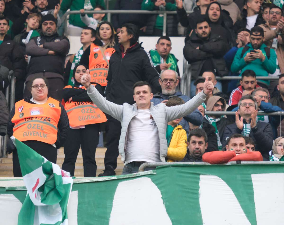 (ÖZEL) Bursaspor - Ankara Demirspor taraftar fotoğrafları 3