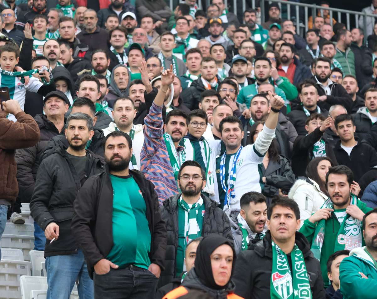 (ÖZEL) Bursaspor - Ankara Demirspor taraftar fotoğrafları 3