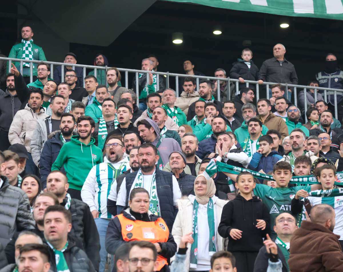 (ÖZEL) Bursaspor - Ankara Demirspor taraftar fotoğrafları 3
