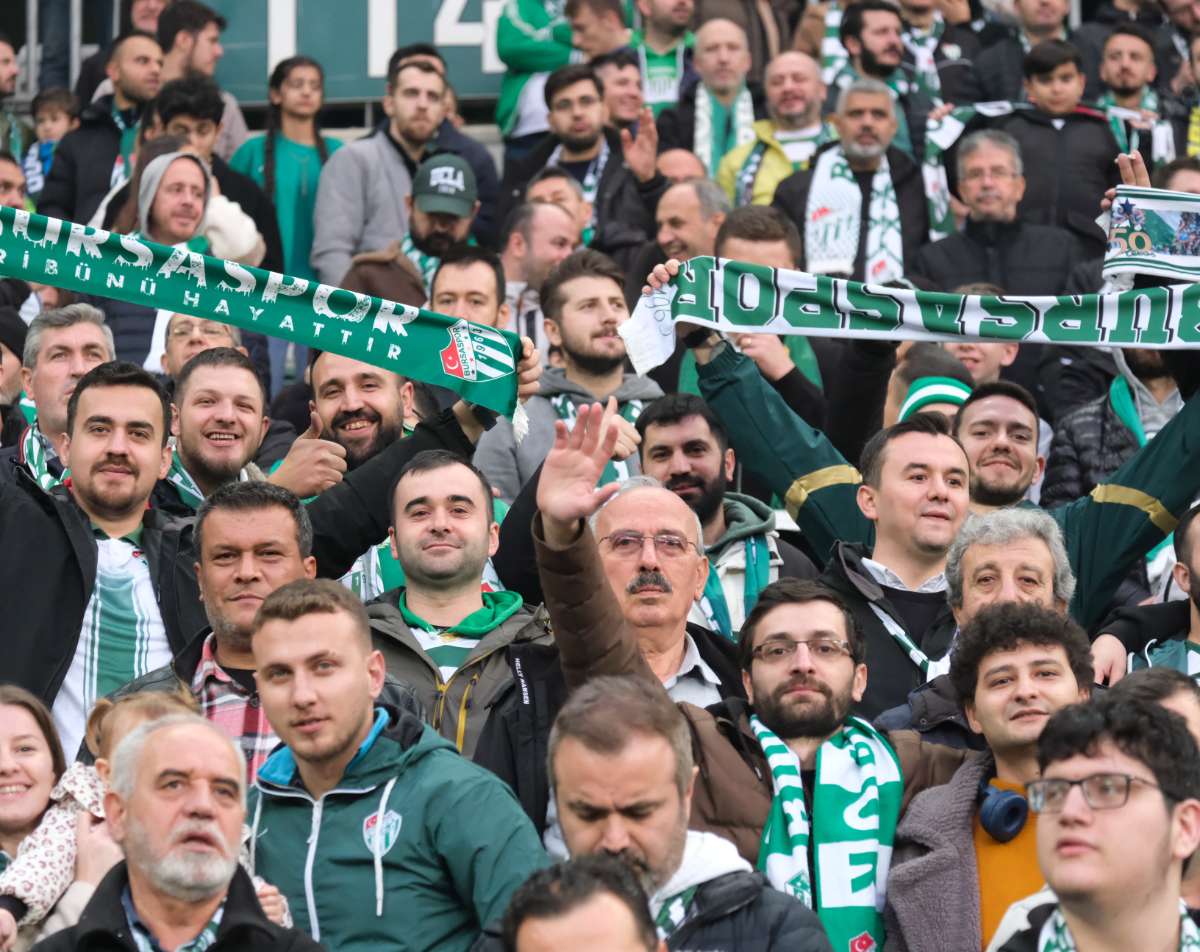 (ÖZEL) Bursaspor - Ankara Demirspor taraftar fotoğrafları 3