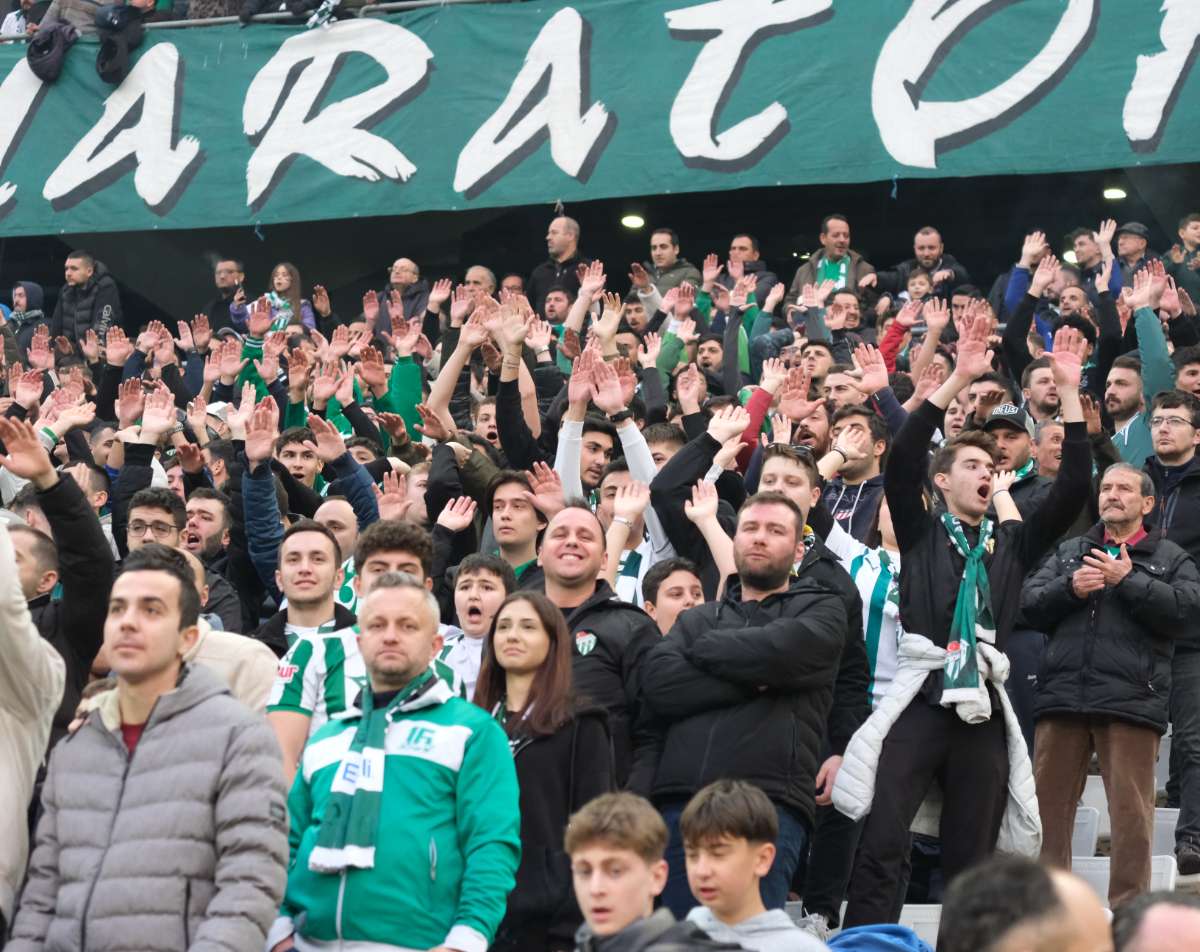 (ÖZEL) Bursaspor - Ankara Demirspor taraftar fotoğrafları 3