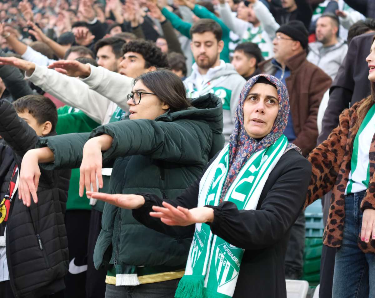 (ÖZEL) Bursaspor - Ankara Demirspor taraftar fotoğrafları 3