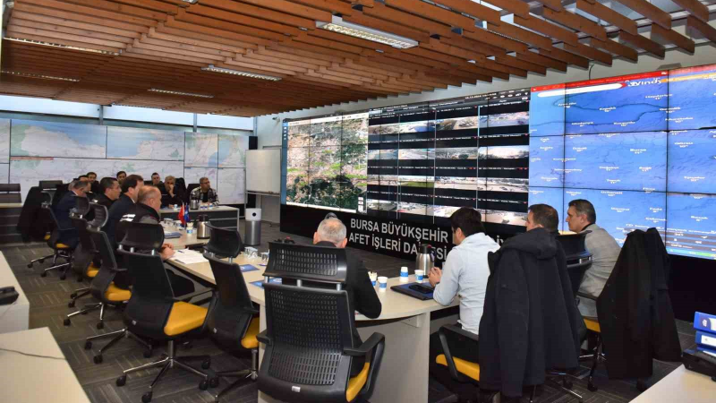 Bursa’da kışa hazırlık tatbikatı