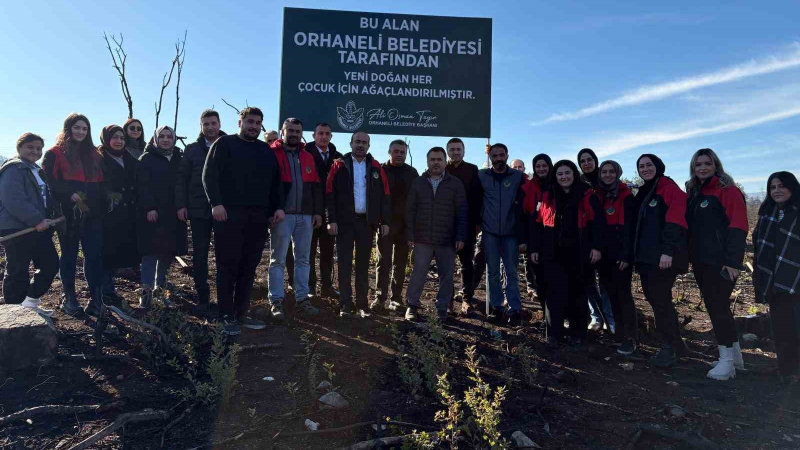 Orhaneli’de 188 fidan toprakla buluştu