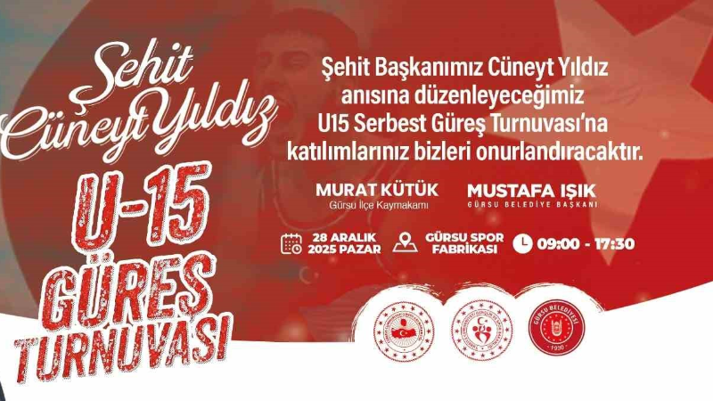 Yüzlerce güreşçi Gürsu’da bir araya gelecek