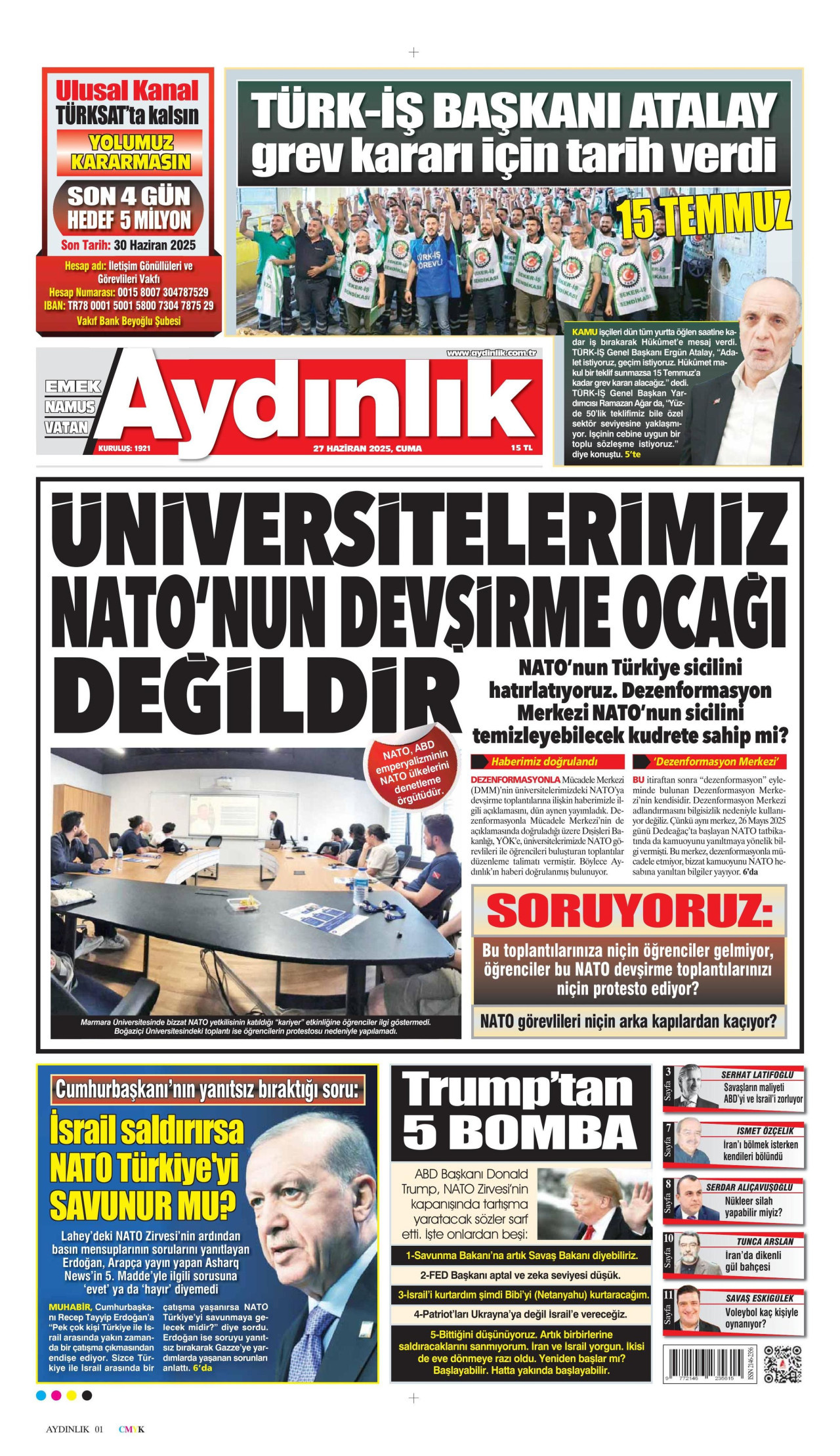 AYDINLIK GAZETESİ