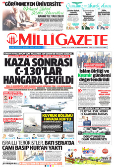 MİLLİ GAZETE Gazetesi - Bursadan Haber Var: Bursa Haber, Bursaspor, Bursa Son Dakika